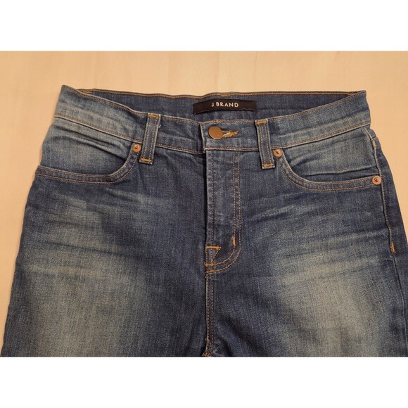 J Brand Maria Skinny Jeans 26 Dark Wash Karma Mid Rise Stretch Made USA - Picture 3 of 10